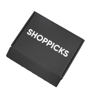 Bán buôn lớn các tông màu đen giấy gửi thư Hộp May mặc biểu tượng tùy chỉnh in sóng vận chuyển bao bì hộp - Product Image 3