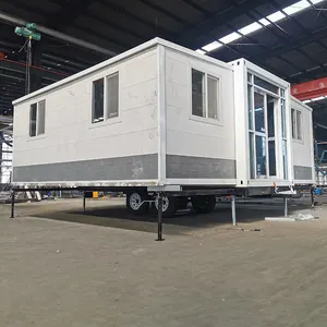 Mobile Home Houses Prefabricated Precast Housing Modular Golden Supplier Container House With Trailers