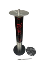 Chicha Narguilé en Acier Inoxydable 304 avec Affichage Numérique LED Personnalisable et Logo Unique – Design Premium