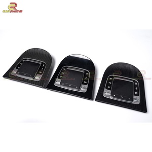 Panneau de base de souris en fibre de carbone noir brillant pour console centrale intérieure Mercedes Benz G Wagon W464 G500 G63 2019-2024 - Product Image 4