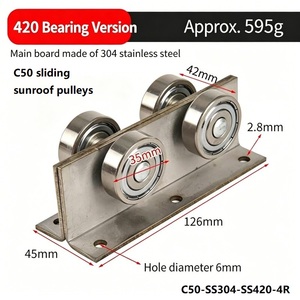 Galet coulissant quatre roues W65 pour plateforme de levage drone - Product Image 2