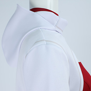 Zombies pom-pom girl Cosplay Costume Nova rouge maille haut jupe manteau à capuche pour <span class=keywords><strong>adulte</strong></span> Halloween fête école uniforme tenues ensemble - Product Image 6