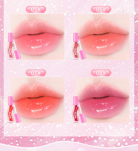 Gloss à lèvres effet gel hydratant longue tenue, non-transférable, facile à appliquer, effet brillant intense, personnalisable MLM. - Product Image 5