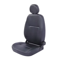 Siège de simulateur d'entraînement de conduite automobile en cuir PVC réglable Siège de course Chaise de sport électrique Ceinture de sécurité à trois points Chaise de course