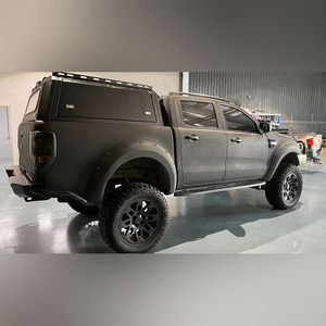 Capot de camionnette 4x4 étanche en alliage d'aluminium avec verrous, 3 fenêtres, pour <span class=keywords><strong>FORD</strong></span> <span class=keywords><strong>RANGER</strong></span> <span class=keywords><strong>RAPTOR</strong></span> T6 T7 T8, <span class=keywords><strong>hardtop</strong></span> UTE personnalisable - Product Image 2