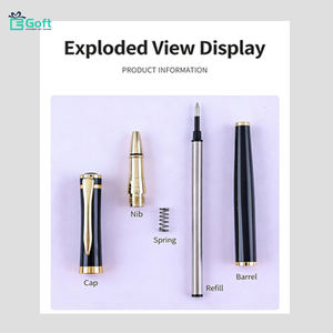 Bolígrafo de Metal de Lujo para Negocios - 9 Opciones de Color con Clip Dorado/Plateado para Oficina y Regalo - Product Image 6