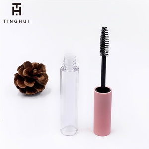 Envase de Rímel Transparente de 10 ml con Tapa Plateada Dorada Rosa, Tubo Vacío para Rímel con Cepillo - Product Image 5