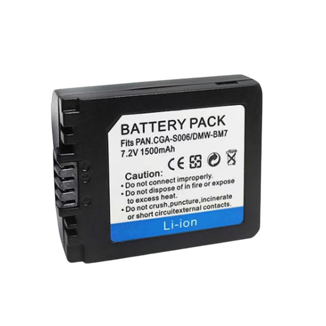 For Panasonic CGA-S006 Camera Battery CGR-S006GKDMW-BMA7 Digital Camera Lithium Battery