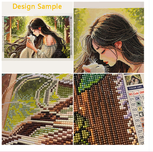 LS Custom 60x80CM Printed Canvas Painting Full Resin Round Drill 5D Diamond Painting Kit avec AB Fairy Beads Gem DIY Fun - Product Image 3