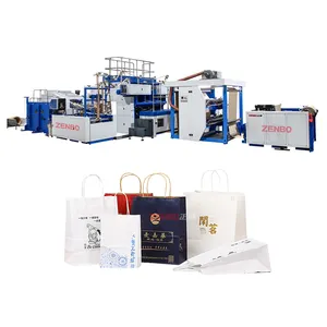 paper bags production with printer machine ZB360RS