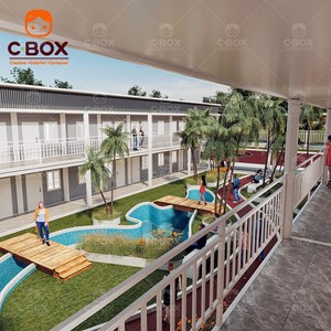 Cbox - Edificios de Enseñanza Modernos e Impermeables de 20 pies y 40 pies, Aulas Prefabricadas Duraderas con Paneles Sándwich, Casa Contenedor Móvil - Product Image 5