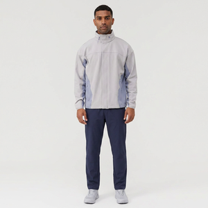 Chaqueta Deportiva para Hombre, Ligera, Impermeable, con Cierre, Cuello Alto y Capucha, Ideal para Gimnasio y Actividades al Aire Libre - Product Image 1