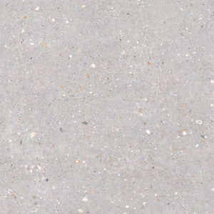 Carrelage en porcelaine terrazzo gris mat rustique, dimensions 1200x1200mm, isolation thermique pour magasin, salon, salle de bain, cuisine, sol - Product Image 3