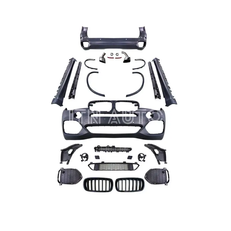 Aggiornamento del facelifting X5M style set griglia griglia paraurti completo per BMW X5 <span class=keywords><strong>F15</strong></span> 2014-2019 gruppo kit carrozzeria