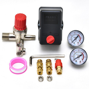 ตัวควบคุมแรงดันลม Fbang 110-150Psi สวิตช์อัตโนมัติพร้อมเกจวัดและอุปกรณ์สำหรับคอมเพรสเซอร์ - Product Image 4