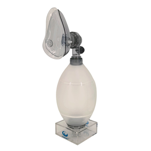 Resuscitatore Manuale in Silicone di Grado Medico, Valvola Ambu con Maschera <span class=keywords><strong>BVM</strong></span> per Adulti, Pediatrico e Neonatale - Product Image 1