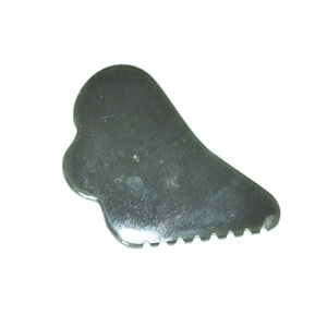 Gua Sha Alat Wajah Nephrite Guasha dengan Tepi Halus Digunakan untuk Fisioterapi dan Akupunktur SPA untuk Pijat Wajah - Product Image 4