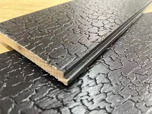 Planches décoratives en <span class=keywords><strong>bois</strong></span> brûlé Yakisugi japonais Shou Sugi Ban, fabriquées à la main - Product Image 5