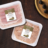 Mortadella truffée en tranches, haute teneur en nutriments, emballée sous vide, fabrication italienne, best-seller, 100 g