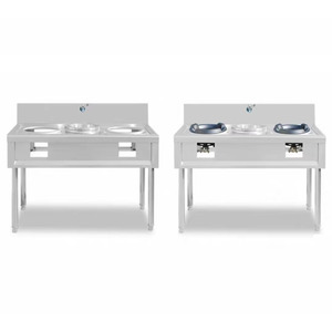 Cuiseur à nouilles en acier inoxydable personnalisable VICTORY Thaïlande Indonésie décrochage spécial Inox gamme 1 brûleur à gaz décrochage de cuisine - Product Image 4