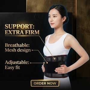Cinturón de Soporte Lumbar Ligero y Personalizable con Compresión Ajustable <span class=keywords><strong>para</strong></span> el Trabajo y la Actividad, Hecho en Suzhou - Product Image 3