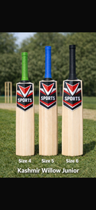 Willow Junior <b>Cricket</b> <b>Bat</b> Lightweight Youth Sports <b>Bat</b> <b>Size</b> <b>4</b> 5 6 Balanced Wooden Design for Training Practice and Junior Player - Product Image 3