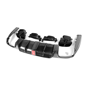 Buen Ajuste de fibra de carbono estilo <span class=keywords><strong>Babus</strong></span> W238 difusor de parachoques trasero garganta trasera para Mercedes Benz Clase E W238 Coupe 2016-2020 - Product Image 3
