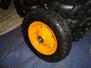 <span class=keywords><strong>Roue</strong></span> pneumatique en caoutchouc Maxtop 14 pouces 3.50-8 pour chariot à main avec axe long et trou de 20 mm pour la manutention des matériaux - Product Image 6