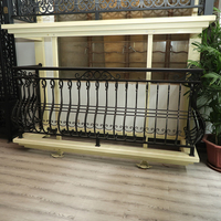 Rampe d'escalier en fer forgé moderne de luxe LINCAI modèle 5, intérieur/extérieur, facile à installer, design d'intérieur pour escaliers