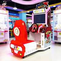 Machine de jeu de course d'arcade, à pièces, personnalisable, bleu rouge, voiture de course pour enfants, console de jeu vidéo, équipement, jeux classiques