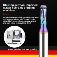 Fraise à fileter en carbure monobloc BOSSL avec revêtement DLC Rainbow, haute précision, faible friction pour le fraisage de fils en aluminium et cuivre
