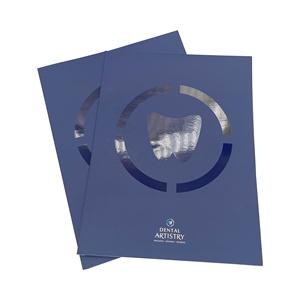 Tùy chỉnh tại chỗ UV kinh doanh thư mục trình bày A4 thư mục trình bày thư mục trình bày 2 Pocket - Product Image 1