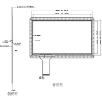 PCAP Touch 7 10.1 10.4 12.1 13.3 15.6 Écran tactile 23 pouces USB Écran tactile capacitif projectif industriel (PCAP)