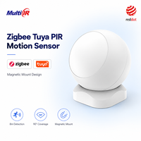 Detector de Movimiento PIR Zigbee Tuya, Sensor de Alarma de Seguridad Infrarrojo Inalámbrico con Alerta por Aplicación, Montaje Magnético para Seguridad del Hogar