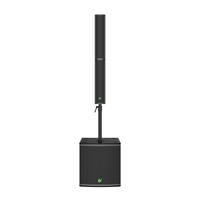 Sistema de Altavoces de Columna de Sonido PA Profesional de 640W para Interiores/Exteriores con Carcasa de Madera para Actuaciones de Bandas VT404+CS15 Columna