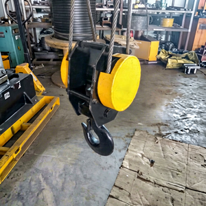 ตะขอเกี่ยวเครนยกของหนัก CMK พร้อมบล็อกเหล็กสีเหลืองและรอกเหล็ก - Product Image 4
