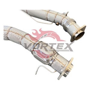 Tubo de Escape de Alto Rendimiento Vortex de Acero Inoxidable con Acabado Espejo para X3M F97/X4M F98 S58 3.0T 2019-2026, Deportivo - Product Image 4