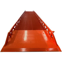 Plataforma Niveladora Móvil Hidráulica de Acero al Carbono Haolong HL-DCQ-10T de 6-15 Toneladas para Carga y Descarga con Montacargas