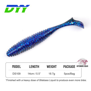 Rhythm Shad Swimbait 14cm 5.5 "Wobbler Silicone Jig Head Predator Perch Artificial Soft <span class=keywords><strong>Leurre</strong></span> Swimbait <span class=keywords><strong>pour</strong></span> Pike Bass Leurres - Product Image 3