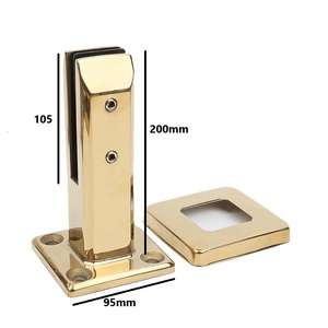 Phổ biến ban công thép không gỉ lan can thiết kế không khung Spigot kính lan can Spigot kẹp - Product Image 6