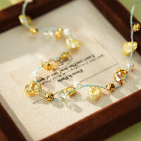 Collier de perles bleues pour femmes TANGPEI, alliage d'or, imitation perle, cristal, bijoux de mode