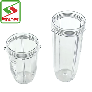 Piezas de exprimidor 1.25L <span class=keywords><strong>Licuadora</strong></span> <span class=keywords><strong>cuadrada</strong></span> Tarro de vidrio para reemplazo de <span class=keywords><strong>licuadora</strong></span> <span class=keywords><strong>Oster</strong></span>/Tazas 24/18/oz Taza de <span class=keywords><strong>licuadora</strong></span>/Tapa de tarro Osterize - Product Image 2