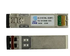 10G SFP + CWDM vericiler için 10Km 20km 40km veya 80km 1610nm cwdm sfp + vericiler