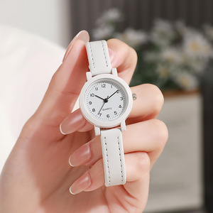 Women's leather <b>watch</b> strap, simple and elegant color <b>watch</b> - Product Image 2
