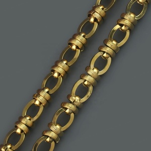 Collares y Cadenas Chapadas en Oro PVD de 18K, Hechas a Mano, con Dijes, Accesorios de Joyería, Se Aceptan Personalizaciones - Product Image 4