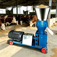 Nouvelle machine à granulés d'aliments électriques pour animaux domestiques, garantie 1 an, dimensions 750x280x700, pour l'élevage à petite échelle - fabrique des aliments pour bétail