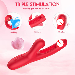 Vibrateur à succion Hollow Slapping Rabbit, double stimulation du point G et du clitoris, vibrations puissantes, silencieux, jouet sexuel pour couples adultes - Product Image 4