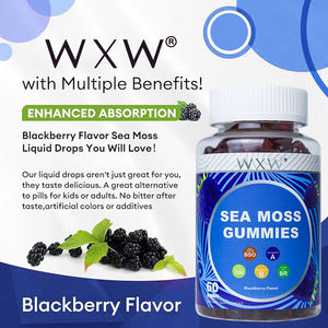 Meilleurs bonbons personnalisés à base de mousse de mer Vegan Organic Boost Energy Immune Support Sea Moss Gummy Supplements Candy - Product Image 6