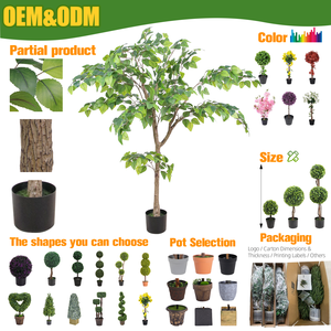 RUOPEI Arbre artificiel Pothos à feuilles en cœur, Ficus ignifuge, écologique, résistant aux UV, sans odeur, verdure pour intérieur, maison, bureau - Product Image 2