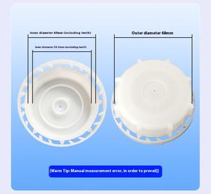 Tapón de ventilación de plástico de Material PE D15 de 55mm, tapón de botella roscado para tarros y botellas, uso químico, rejillas de ventilación, tapas de tambor - Product Image 6